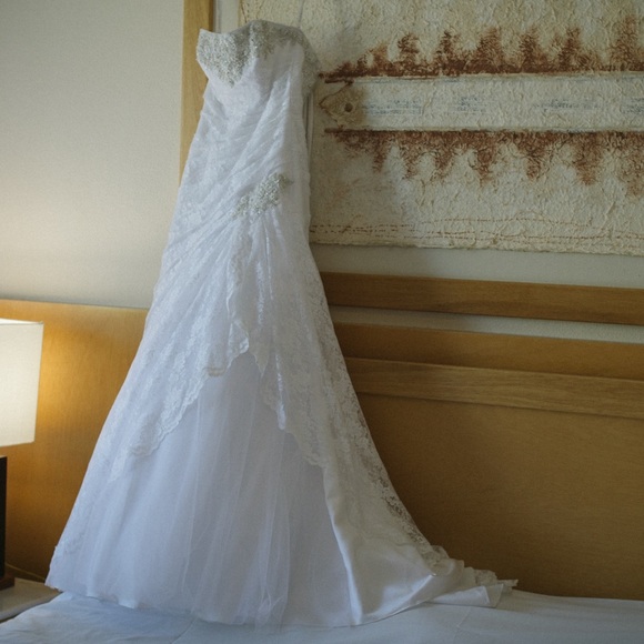 David's Bridal YP3344 Size 6 - Picture 1 of 5